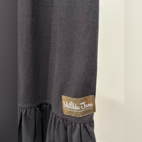 Matilda Jane Charcoal Ruffle Wide Leg Pants - Picture 6 of 7